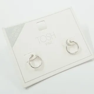 گوشواره حلقه ای نقره 925