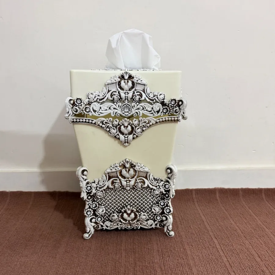 حا دستمال و‌ سطل اشغال