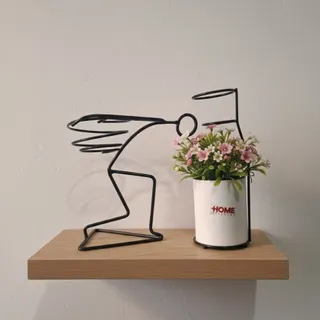 گلدان فلزی