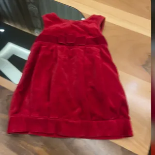 پیراهن مخمل عروسکی