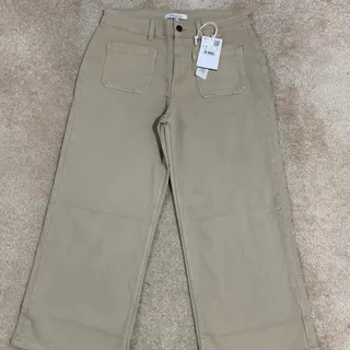 شلوار جین کرم خارجی