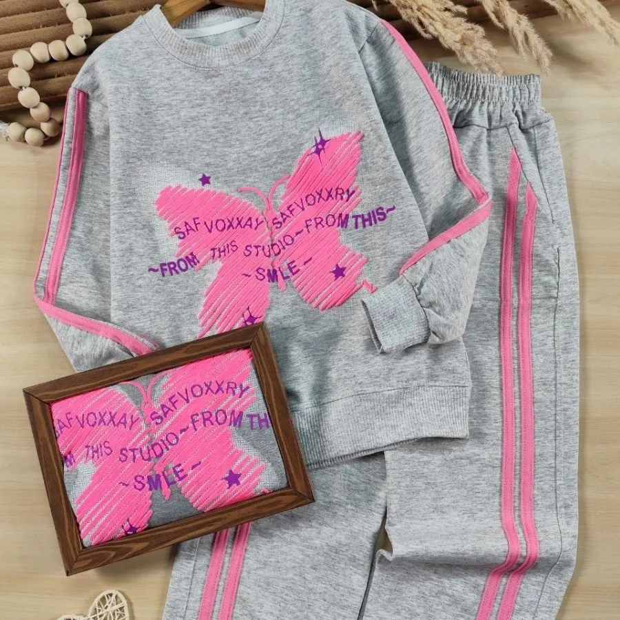 بلوز و شلوار پروانه فسفری