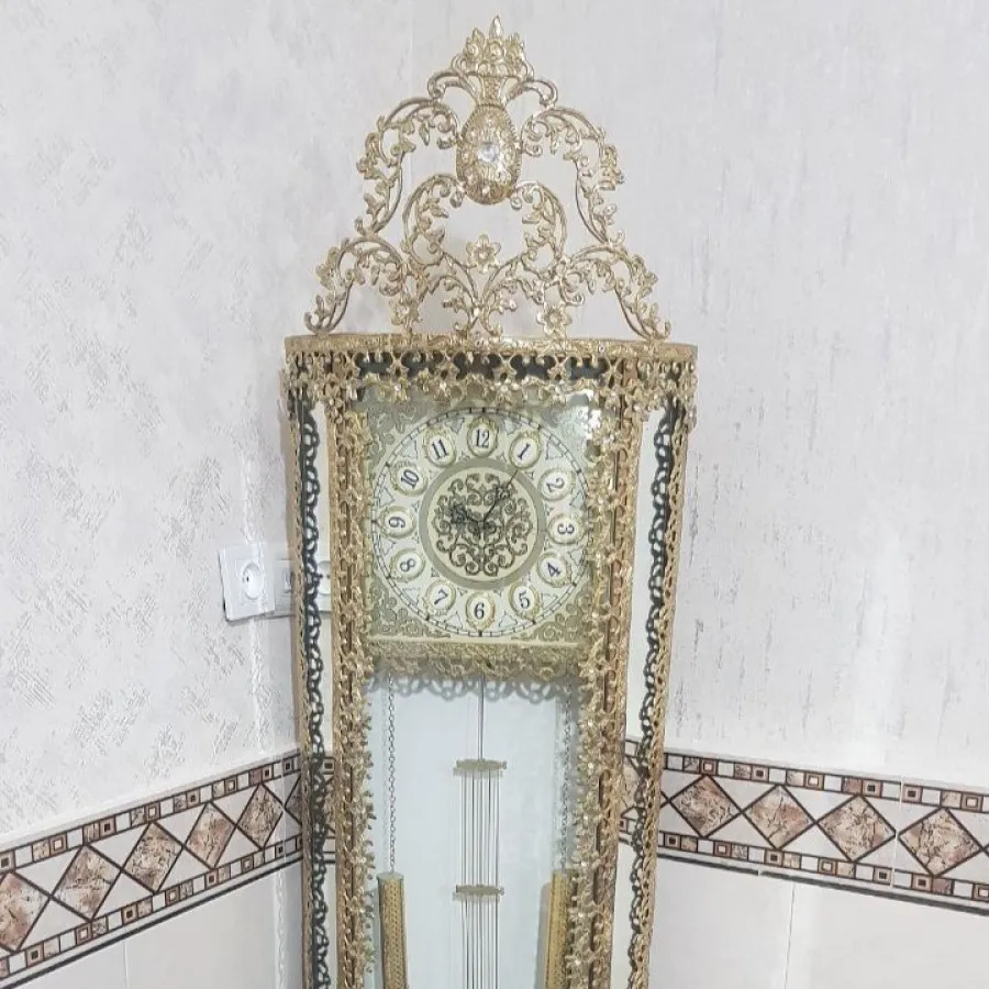 ساعت ایستاده برنز