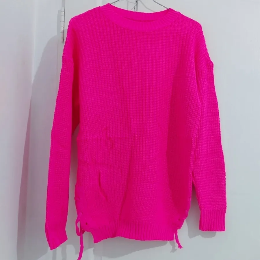 بافت نیمه ضخیم صورتی نیون