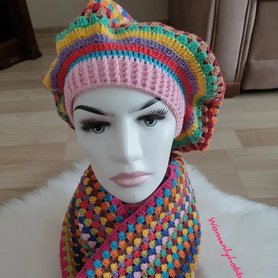 ست کلاه و شال گردن