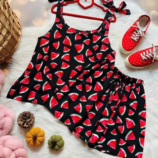 تاپ و شلوارک یلدایی