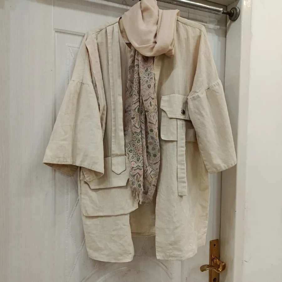 ست مانتو و شال