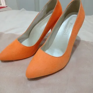 کفش پاشنه بلند جیر