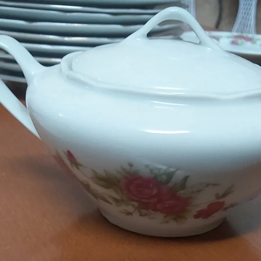 قندان گلسرخی عتیقه