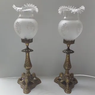 شمعدان برنز آنتیک