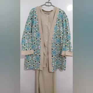 کت و شلوار لینن سوزن دوزی