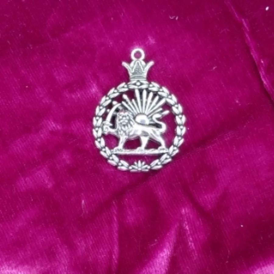 مدال شیر و خورشی برنجی