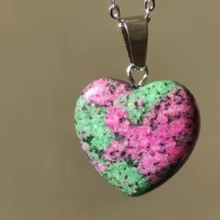 گردنبند زیبای سنگ(قلب)