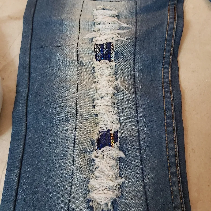 شلوار لی زاپدار