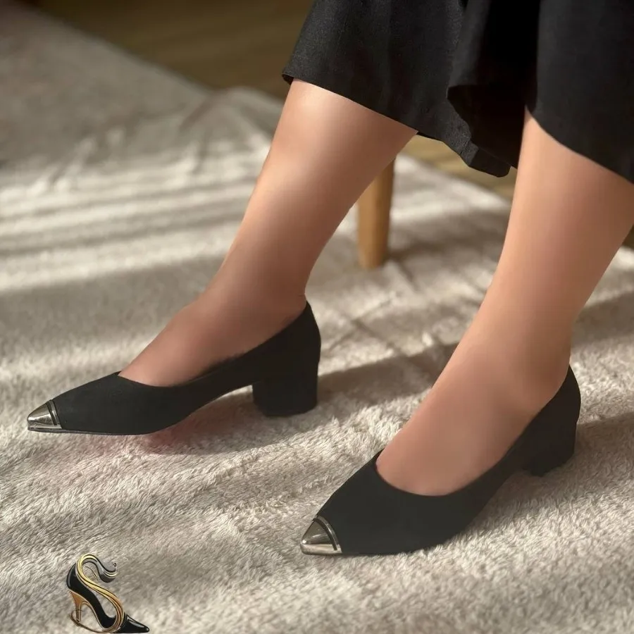 کفش مجلسی پاشنه کوتاه