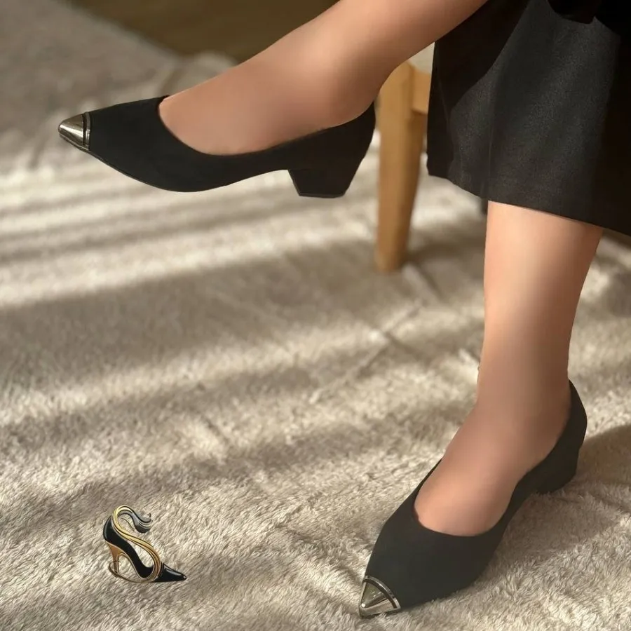 کفش مجلسی پاشنه کوتاه