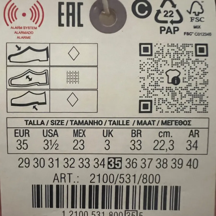 بوت دخترونه  سایز 35 زارا