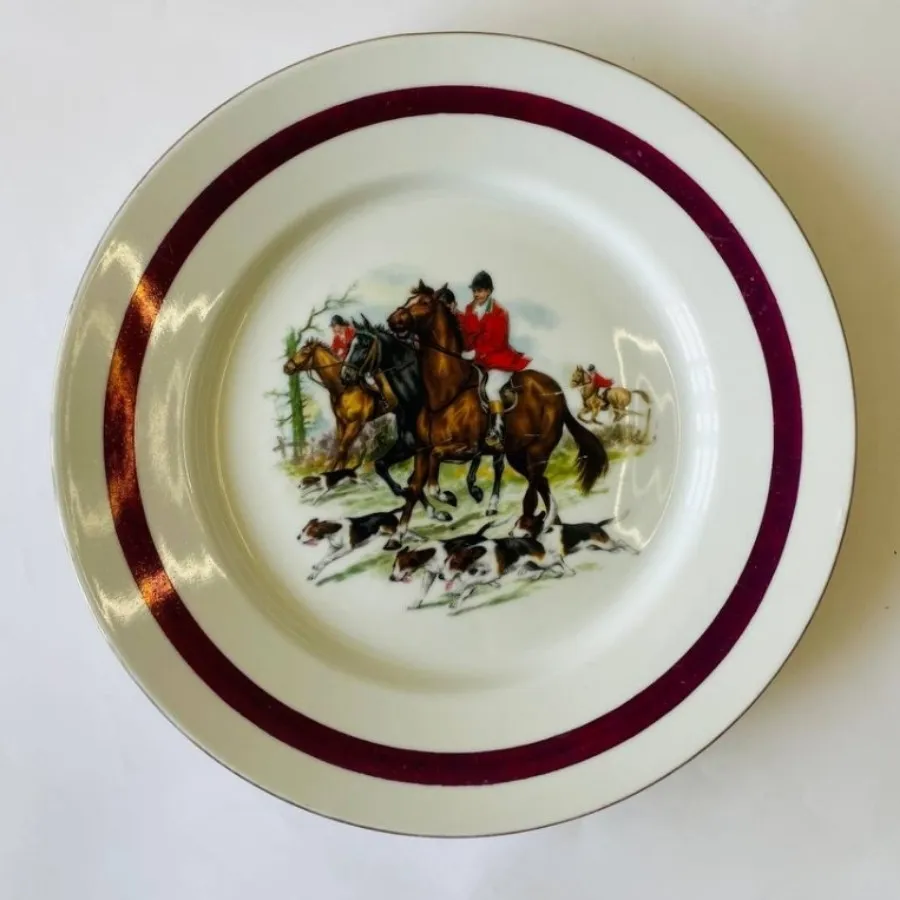 بشقاب طرح شکارگاه