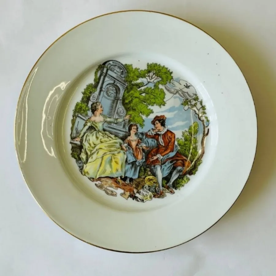 بشقاب طرح دنسی آنتیک