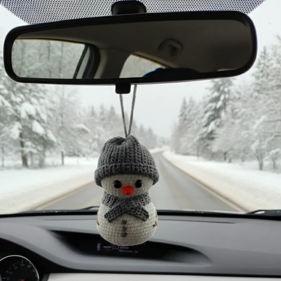 آویز آدم برفی