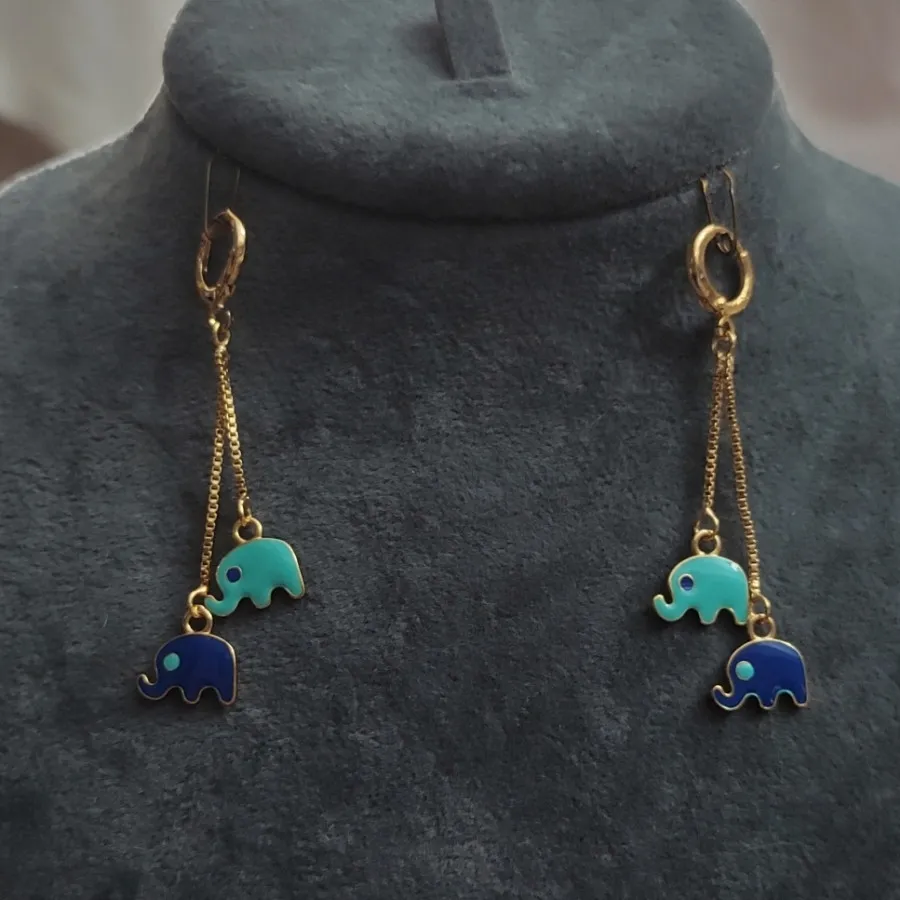 گوشواره آویز فیل