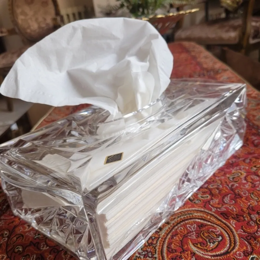 جای دستمال کاغذی کریستال