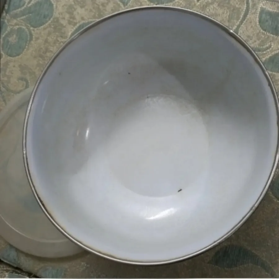 ظرف فریزری لعابی درب دار