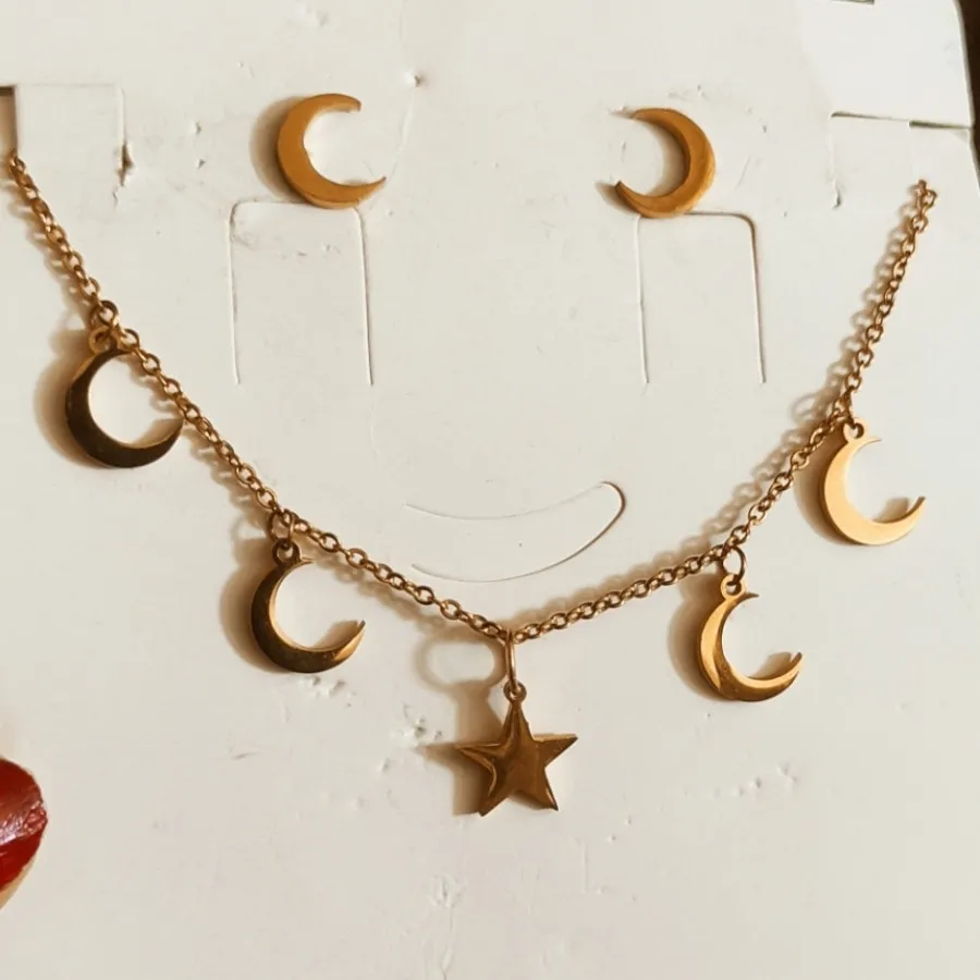 نیم ست ماه وستاره استیل