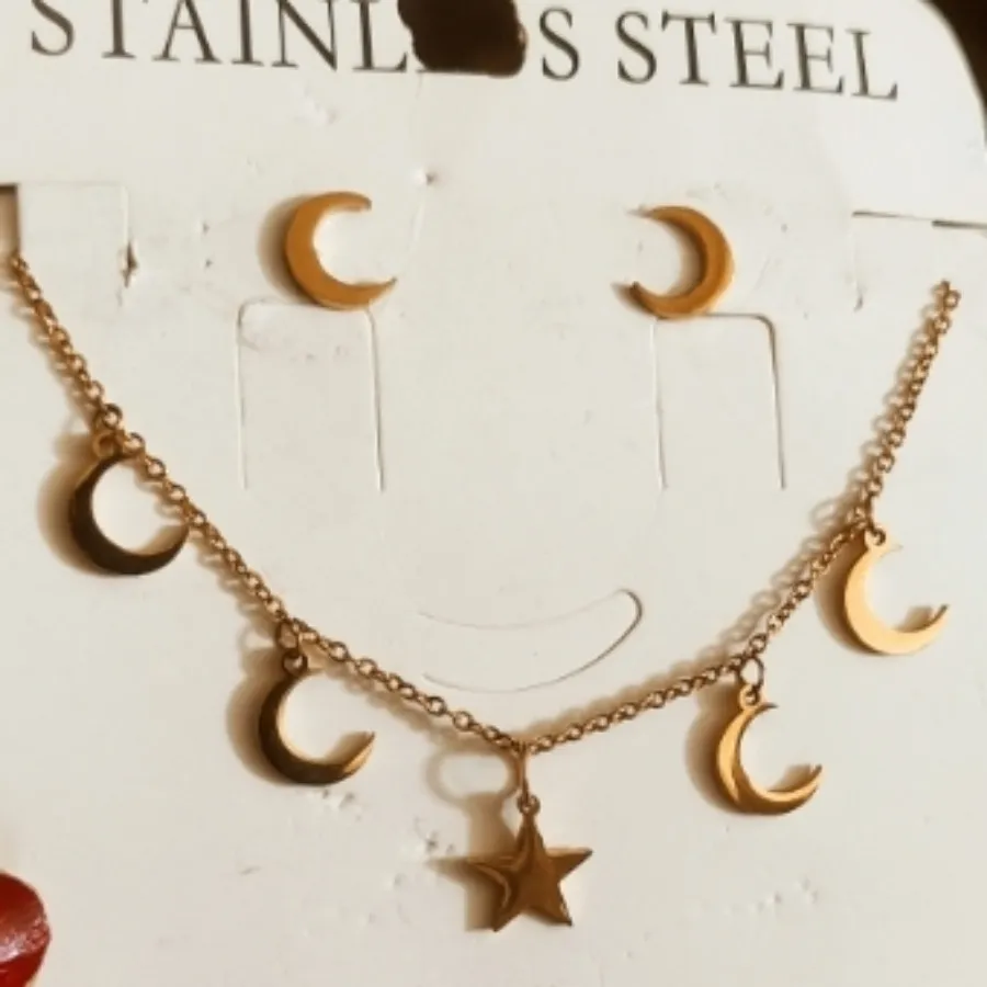 نیم ست ماه وستاره استیل