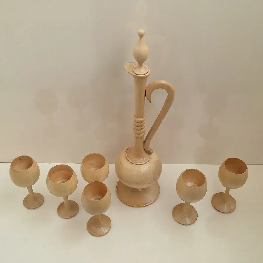 ست تنگ و جام چوب گردو