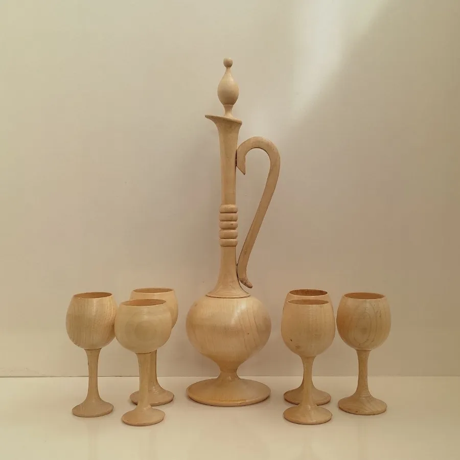 ست تنگ و جام چوب گردو