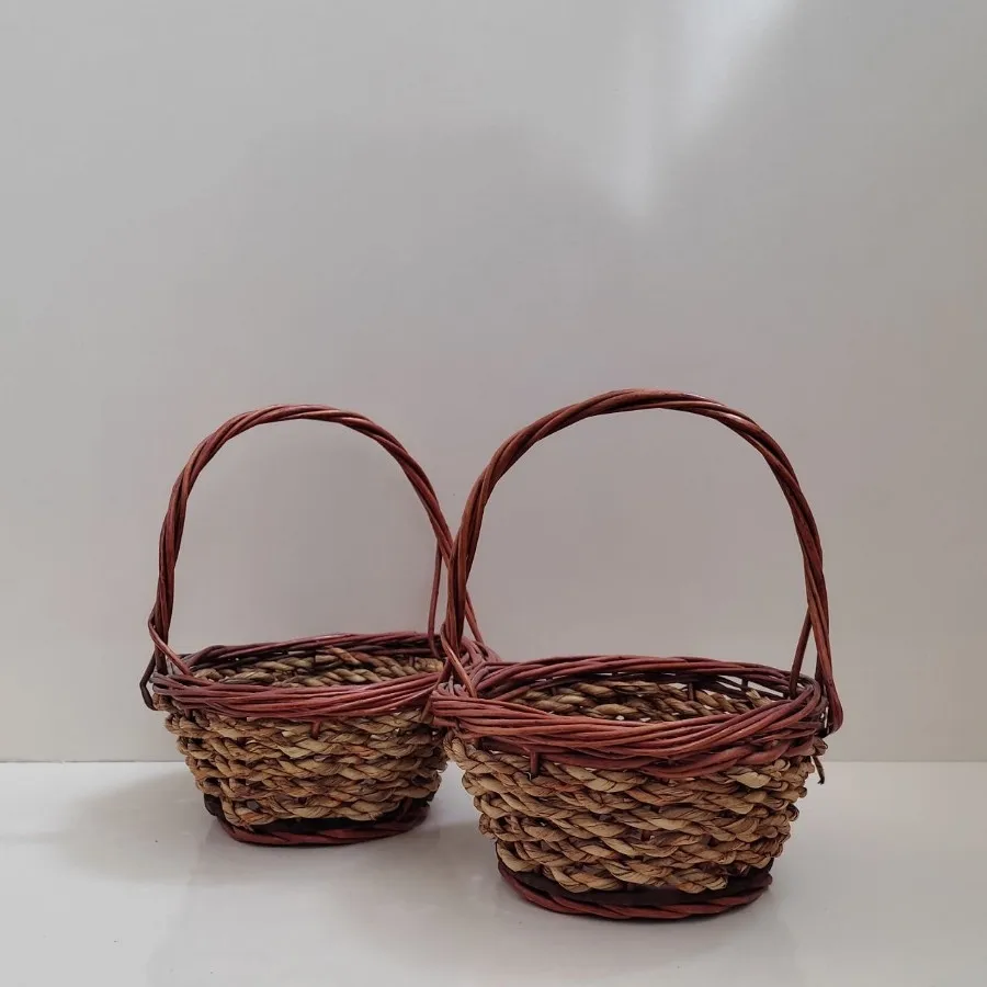 سبد نچرال چوب و حصیر