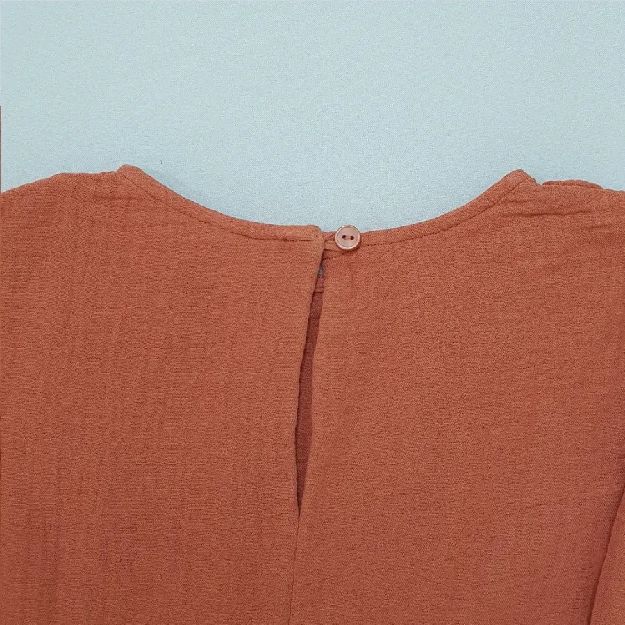 پیراهن موسلین دخترانه