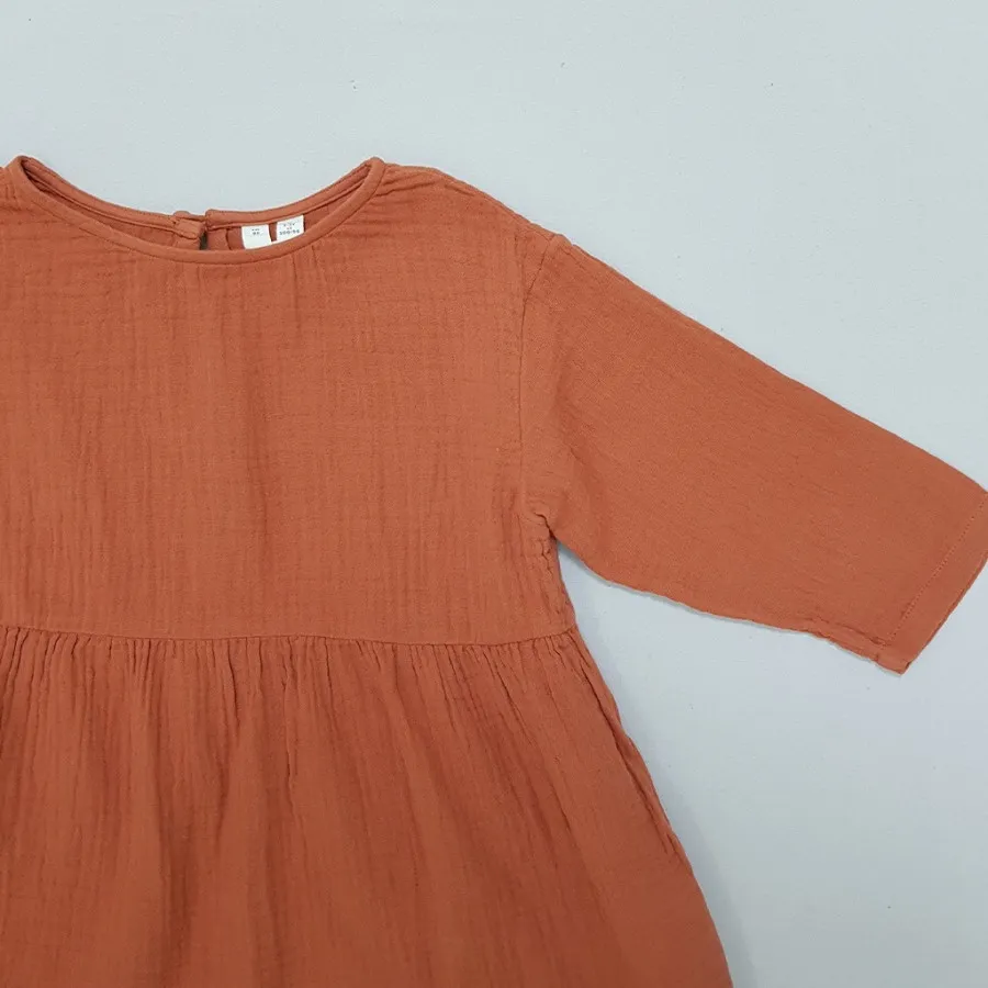 پیراهن موسلین دخترانه