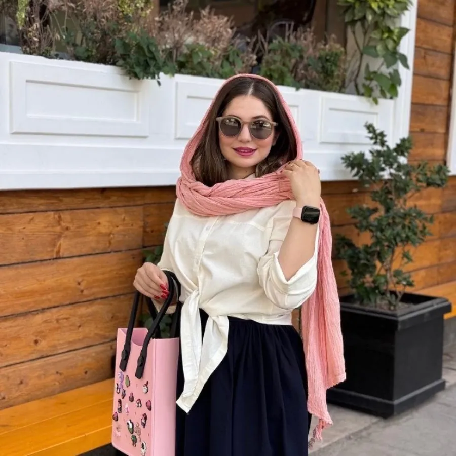 ست شومیز گره ای و دامن