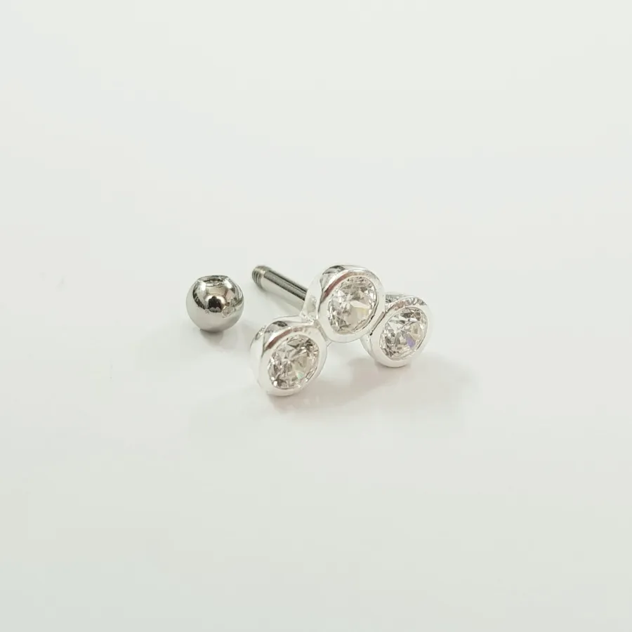 پیرسینگ گوش نقره 925