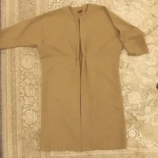پالتو خاکی رنگ بلند