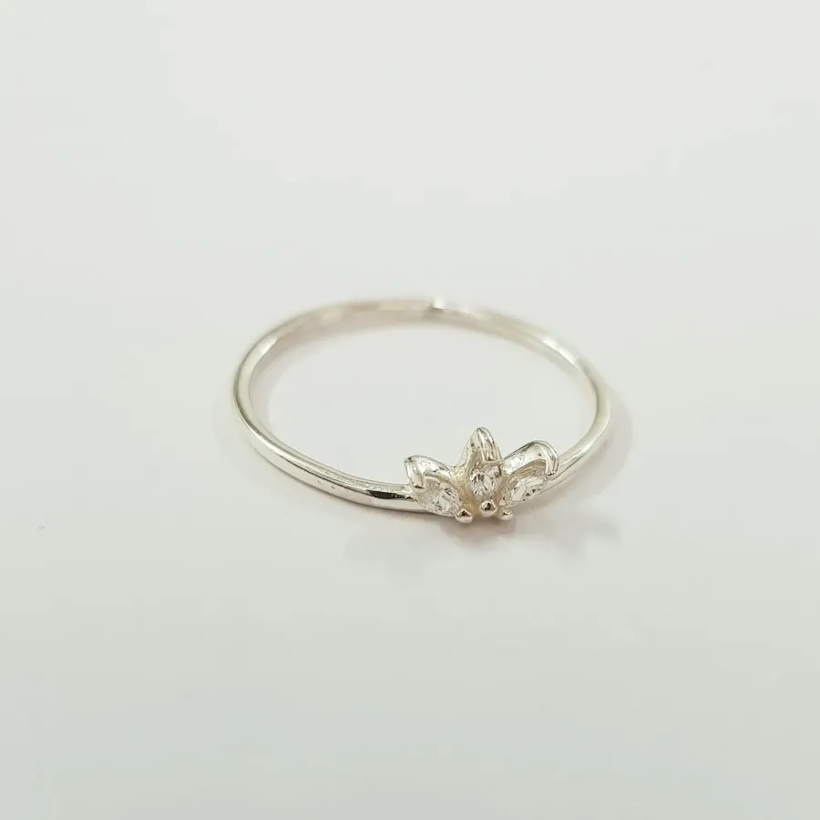 انگشتر نقره 925 نگیندار