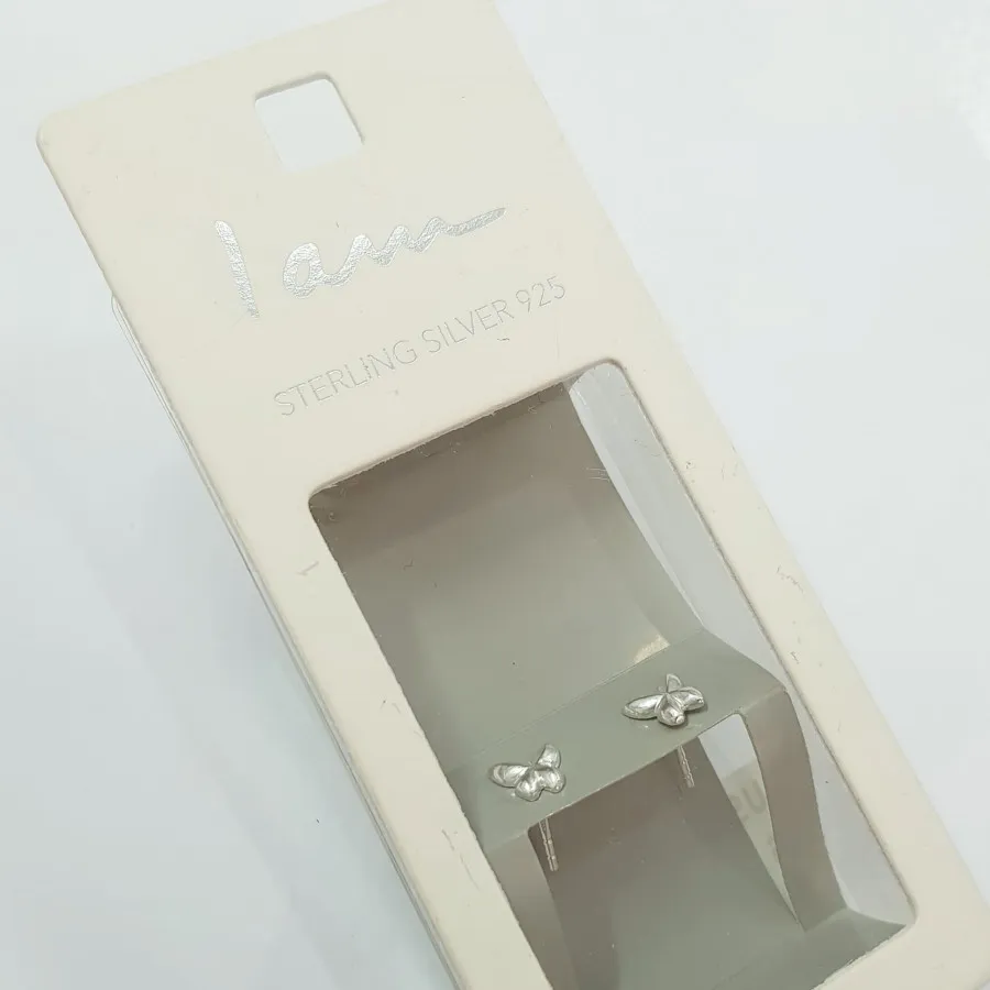 گوشواره پروانه نقره 925