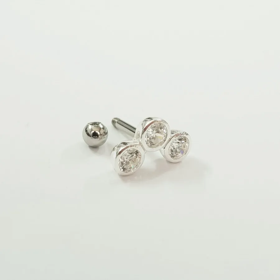 پیرسینگ گوش نقره 925