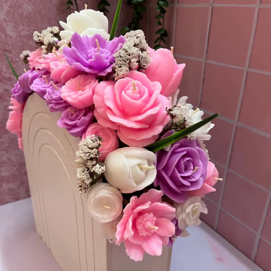 باکس گل شمعی