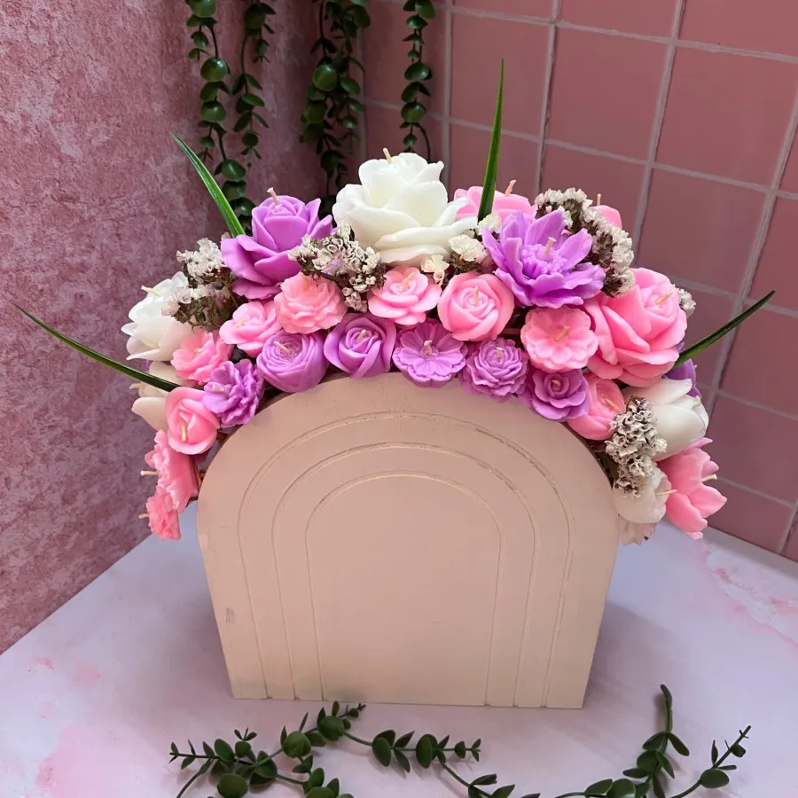 باکس گل شمعی