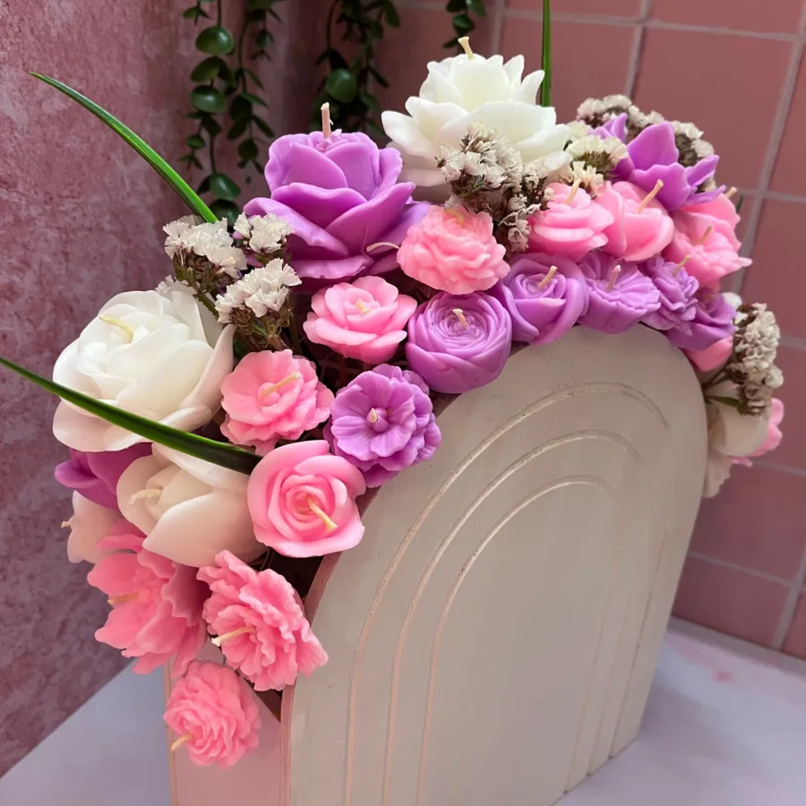 باکس گل شمعی