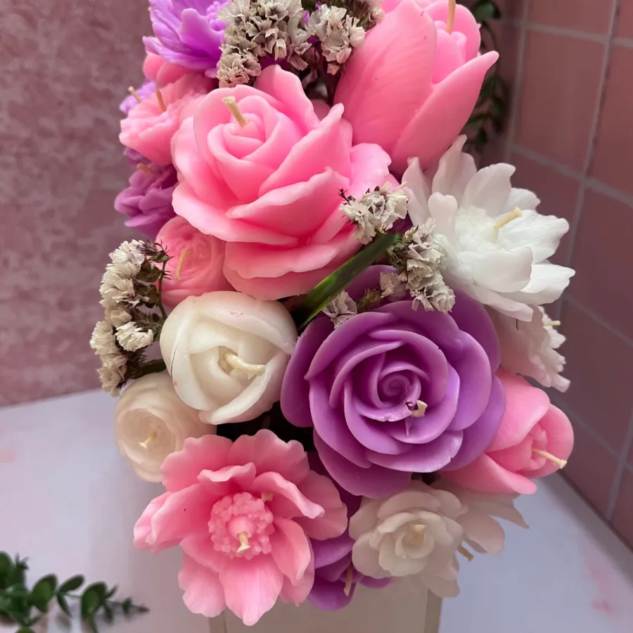 باکس گل شمعی