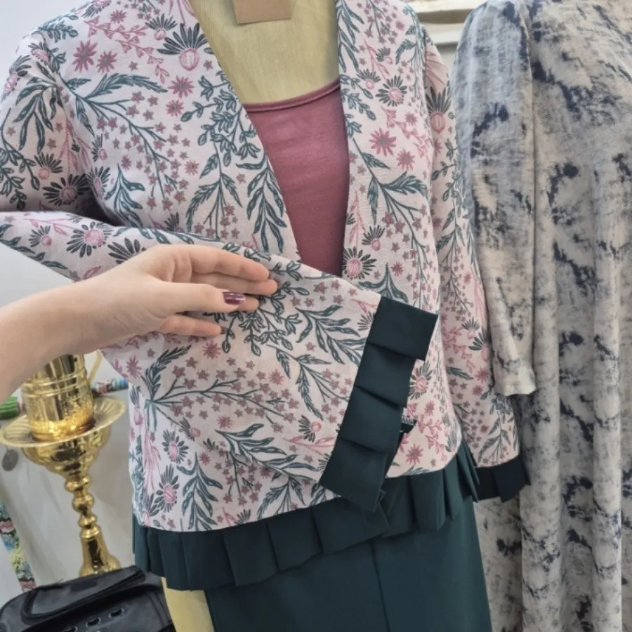 کت شلوار شیک ژاکارد