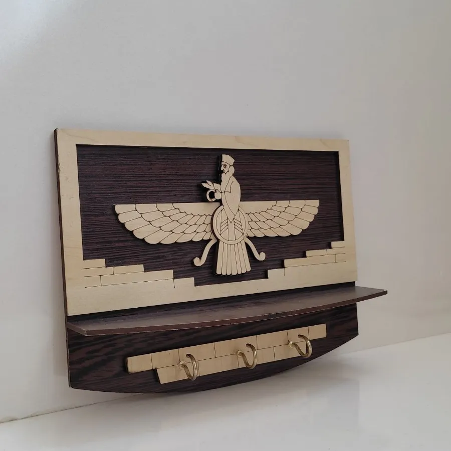 جاکلیدی دیوارکوب چوبی