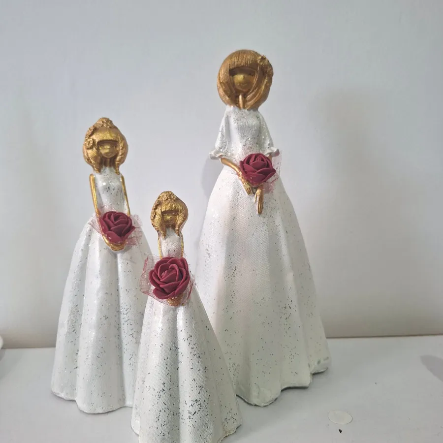 مجسمه 3 عددی عروس