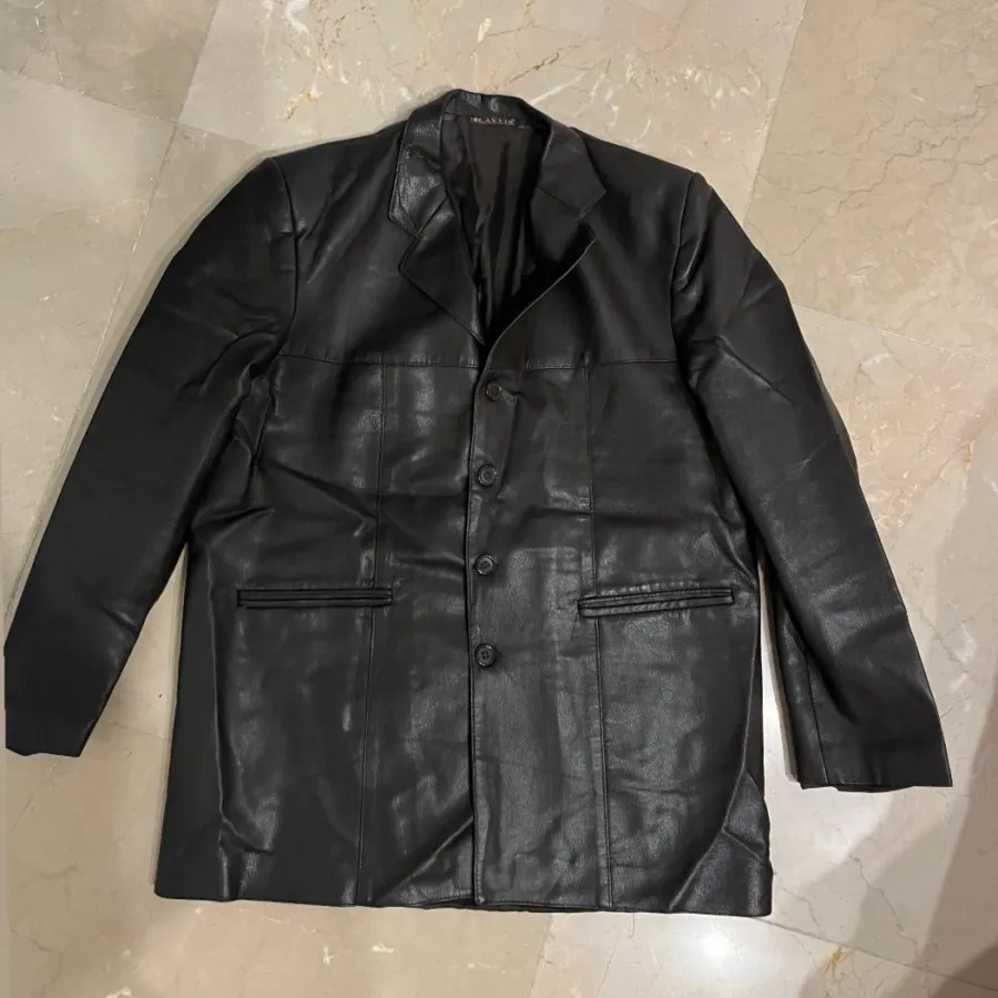 کت چرم مردانه