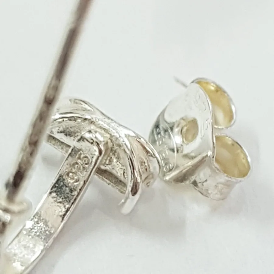 گوشواره نقره 925 نگین دار