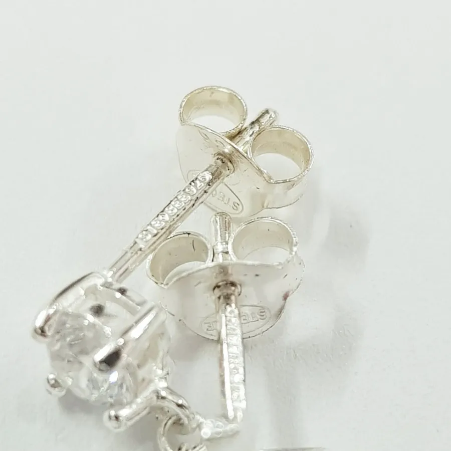 گوشواره نقره 925 زنجیردار